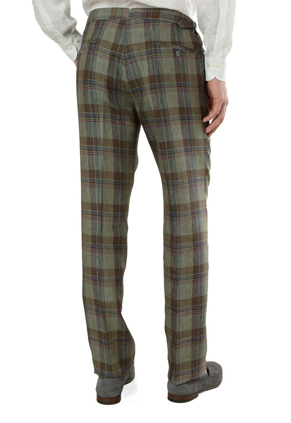 Paul Stuart Plaid Linen Trouser, image 2