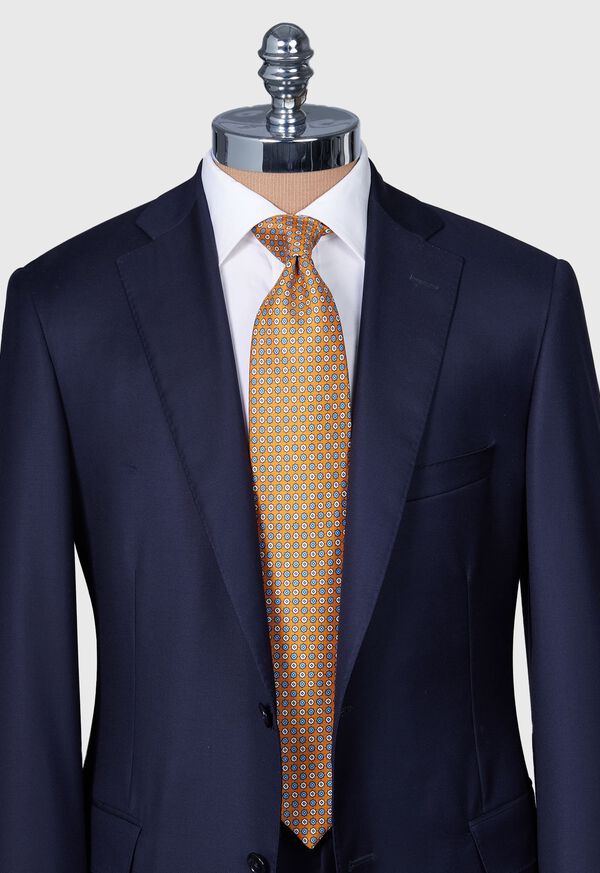 Paul Stuart Printed Silk Floral Medallion Tie, image 2