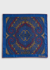 Paul Stuart Geometric Print Pocket Square, thumbnail 2