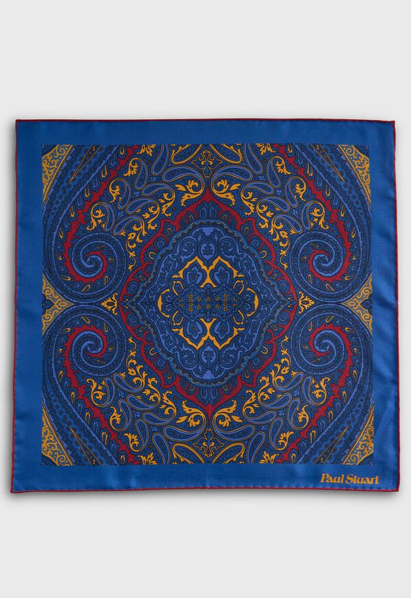 Paul Stuart Geometric Print Pocket Square, image 2