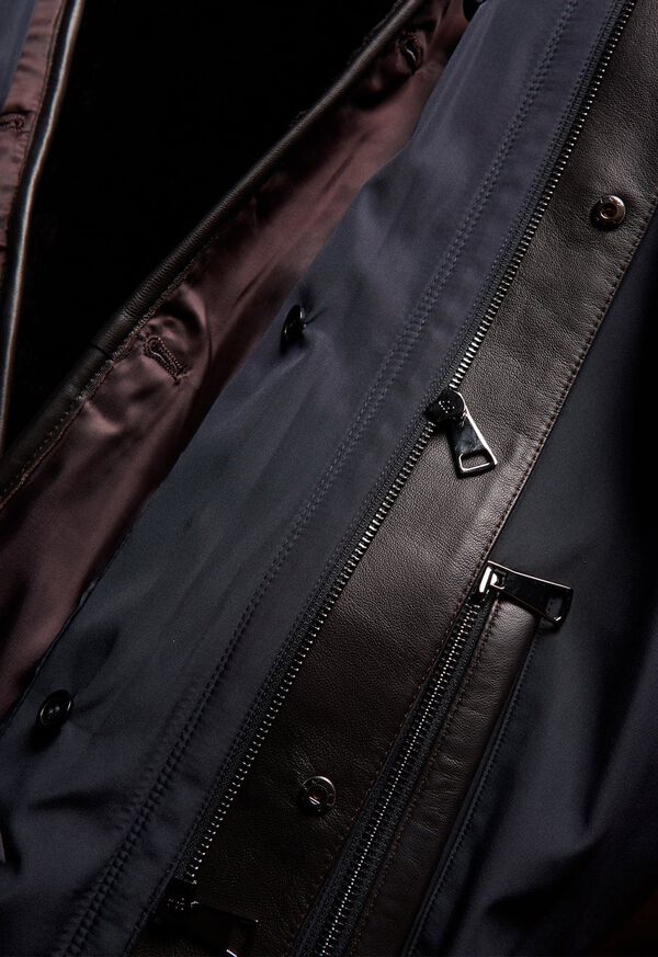 Paul Stuart Shearling Rain Jacket, image 2