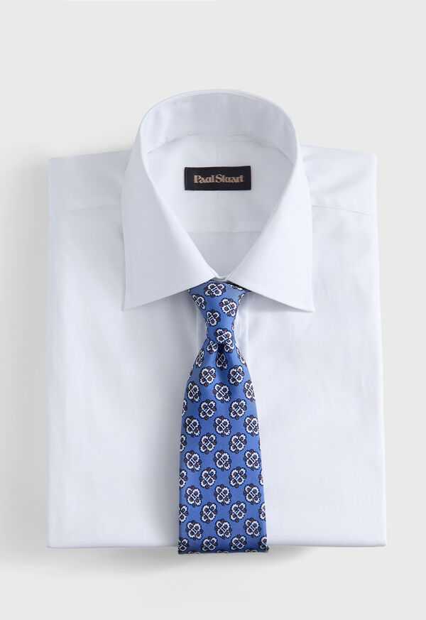 Paul Stuart Large Medallion Print Silk Tie, image 2