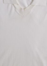 Paul Stuart Organic Cotton Open Collar Polo, thumbnail 2
