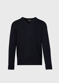 Paul Stuart Classic Cashmere V-Neck Sweater, thumbnail 1