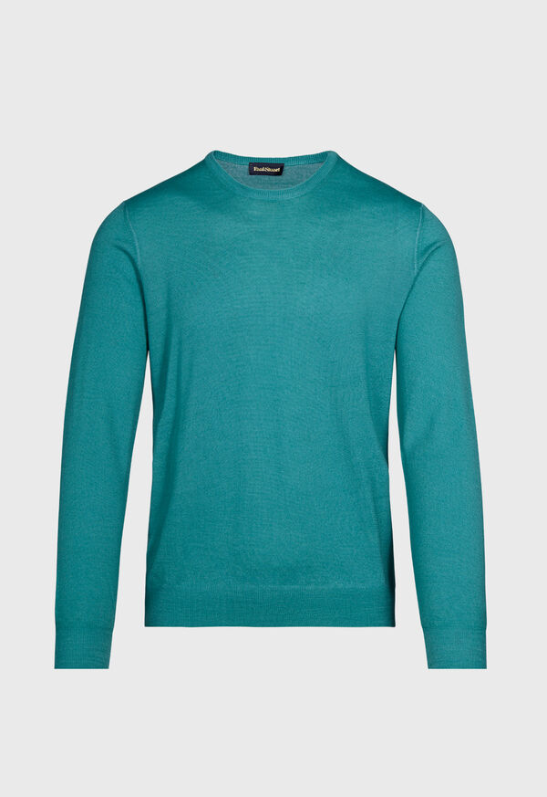 Paul Stuart Garment Dyed Wool Crewneck Sweater, image 1