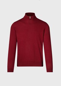 Paul Stuart Classic Cashmere Quarter Zip Sweater, thumbnail 1