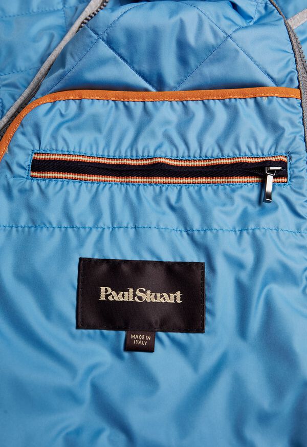 Paul Stuart Quilted Nylon Vest with Wool Trim, image 3