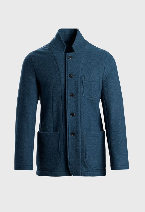 Paul Stuart Boucl&eacute; Nehru Soft Jacket, image 1