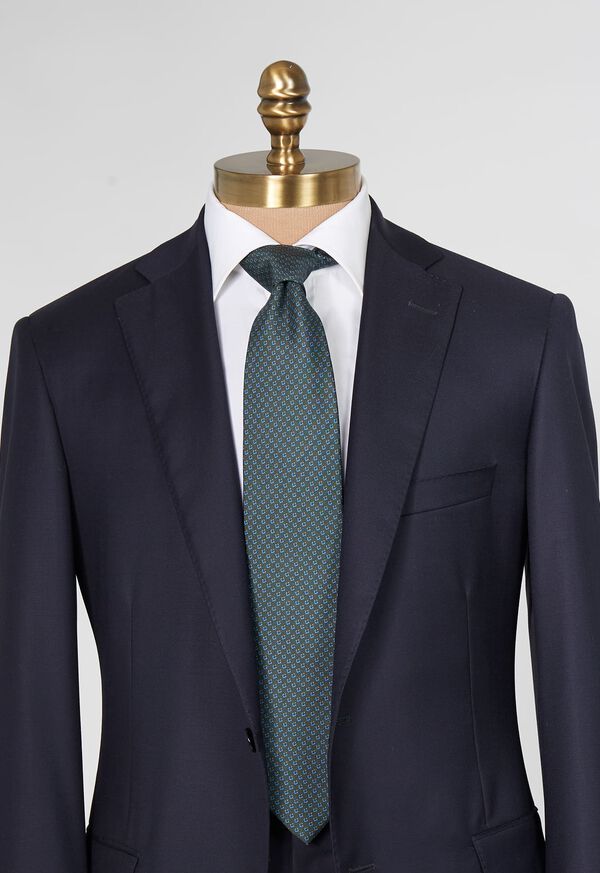 Paul Stuart Printed Silk Micro Diamond Tie, image 5