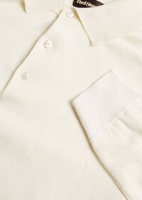 Paul Stuart Long Sleeve Cotton Polo, thumbnail 2