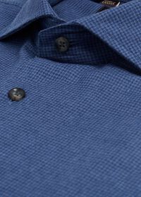 Paul Stuart Houndstooth Brushed Flannel Sport Shirt, thumbnail 2