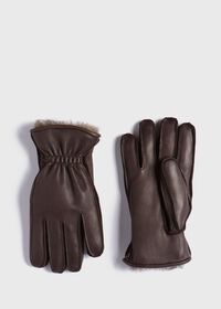 Paul Stuart Deerskin Glove with Rabbit Fur, thumbnail 1