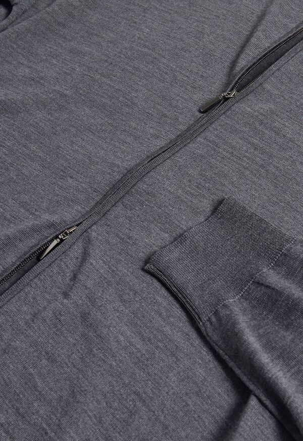 Paul Stuart Merino Wool Full Zip Cardigan, image 2