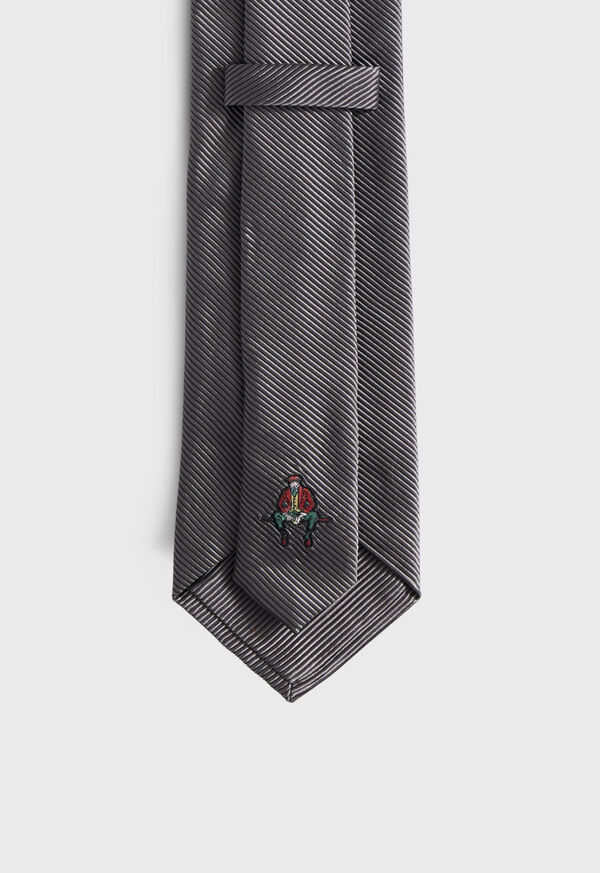 Paul Stuart Solid Mogador Silk & Cotton Tie, image 3