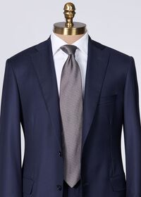 Paul Stuart Woven Silk Micro Pattern Tie, thumbnail 2