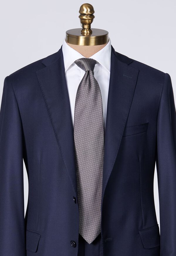 Paul Stuart Woven Silk Micro Pattern Tie, image 2
