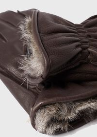 Paul Stuart Deerskin Glove with Rabbit Fur, thumbnail 2