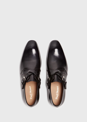 Paul Stuart Galante Double Cross Monk Strap