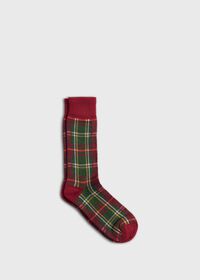 Paul Stuart Tartan Boot Sock, thumbnail 1