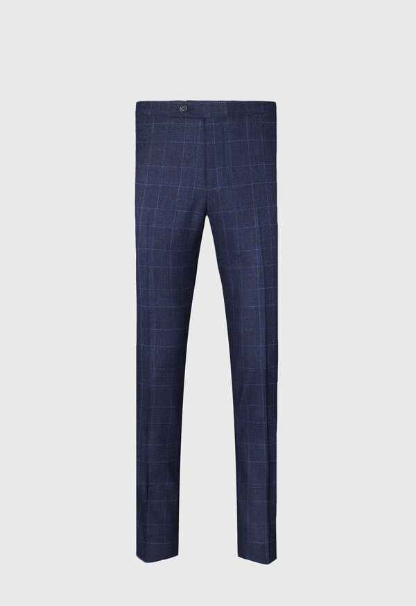 Paul Stuart Navy Plaid Double Breasted Suit, image 6