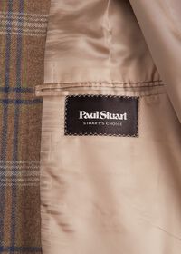 Paul Stuart Oatmeal Plaid Escorial Wool Jacket, thumbnail 3