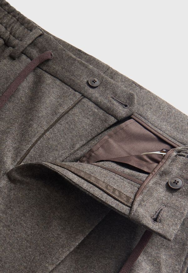 Paul Stuart Wool&nbsp;Flannel Drawstring Pant, image 3