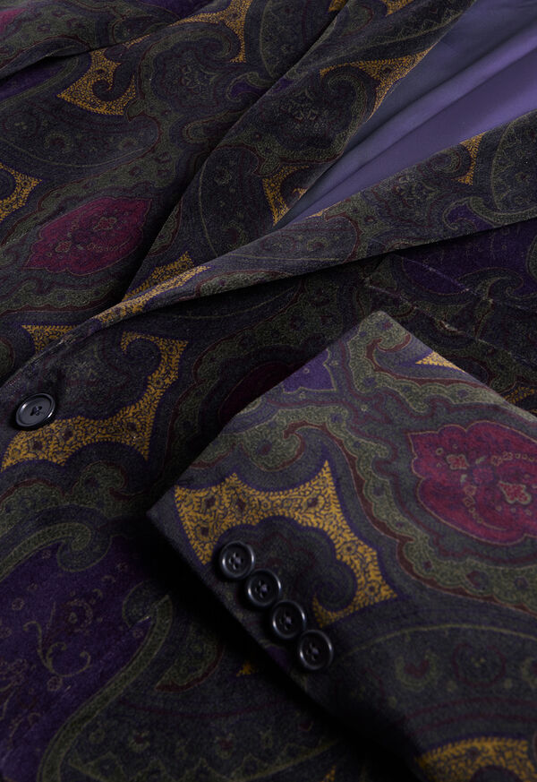 Paul Stuart Printed Cotton Paisley Jacket, image 3