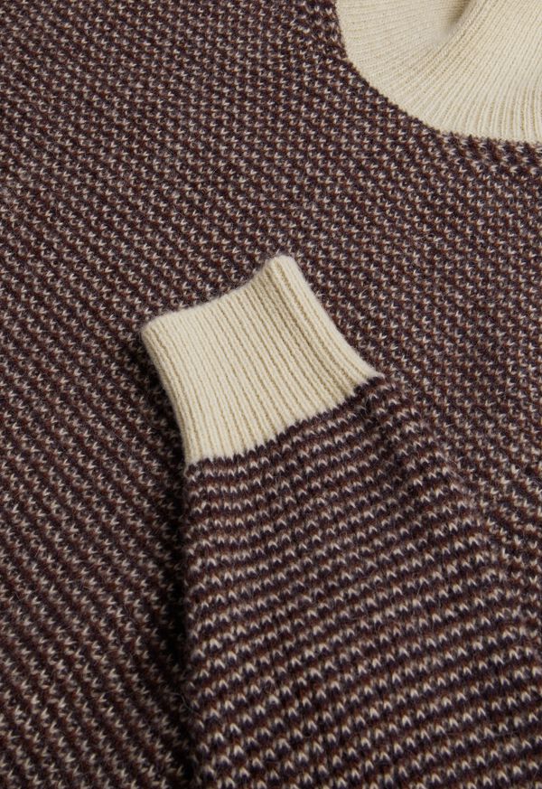 Paul Stuart Fancy Weave Turtleneck Sweater, image 2