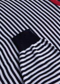 Paul Stuart Cotton Striped Crewneck Sweater, thumbnail 2