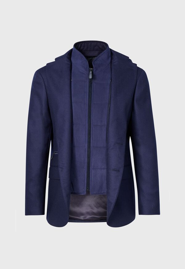 Paul Stuart Wool Hybrid Jacket with Gilet, image 1