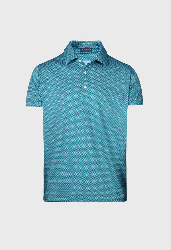 Paul Stuart Ultra Soft Deco Square Performance Polo, image 1