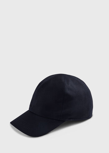 Paul Stuart Wool & Cashmere Flannel Baseball Cap