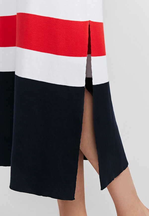 Paul Stuart Cotton Striped Maxi Dress, image 3