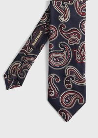 Paul Stuart Woven Silk Tossed Pine Tie, thumbnail 1