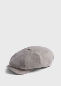Paul Stuart Linen Newsboy Hat, thumbnail 1