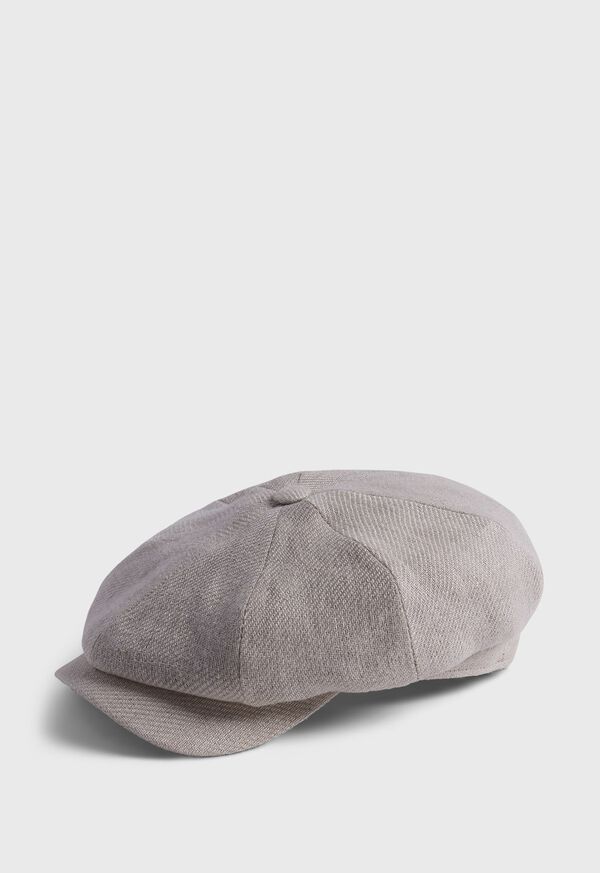 Paul Stuart Linen Newsboy Hat, image 1