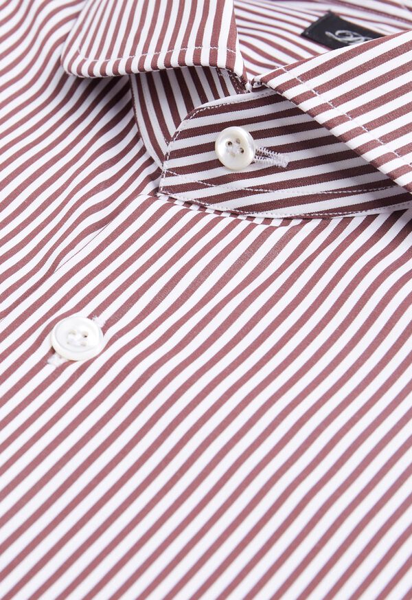Paul Stuart Stripe Round Collar Dress Shirt, image 4