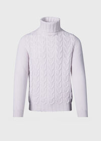 Paul Stuart Soft Cashmere Links Turtleneck Sweater, thumbnail 1