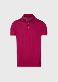 Paul Stuart Cotton Knit Polo Shirt, thumbnail 1