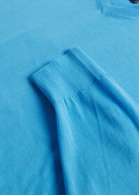 Paul Stuart Fine Gauge Cotton V-Neck Sweater, thumbnail 2