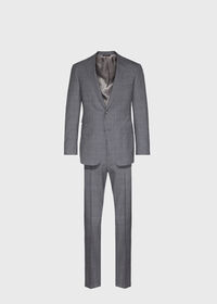Paul Stuart Grey Plaid Wool Suit, thumbnail 1