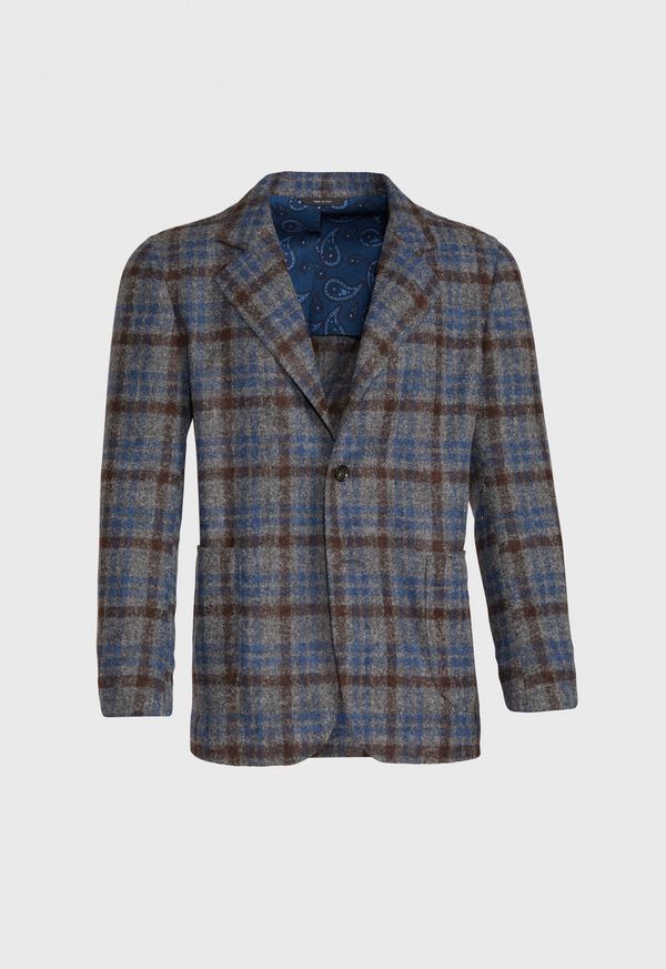 Paul Stuart Grey Plaid Blazer, image 1