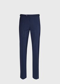 Paul Stuart Navy and White Stripe Travel Suit, thumbnail 5