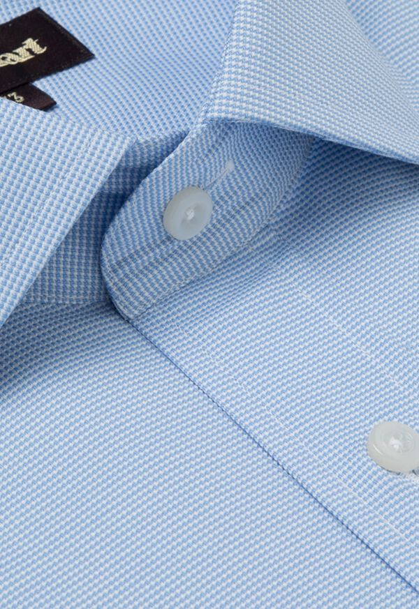 Paul Stuart Slim Fit Blue Royal Oxford Cotton Dress Shirt, image 2