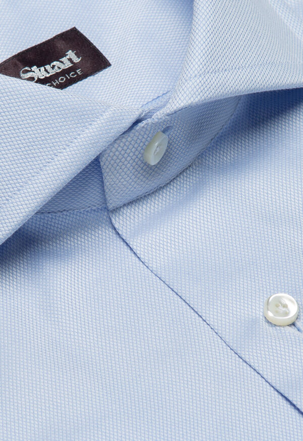 Paul Stuart Stuart's Choice Blue Super 120's Cotton Dress Shirt, image 2