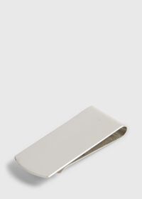 Paul Stuart Sterling SIlver Engine Turned Money Clip, thumbnail 1