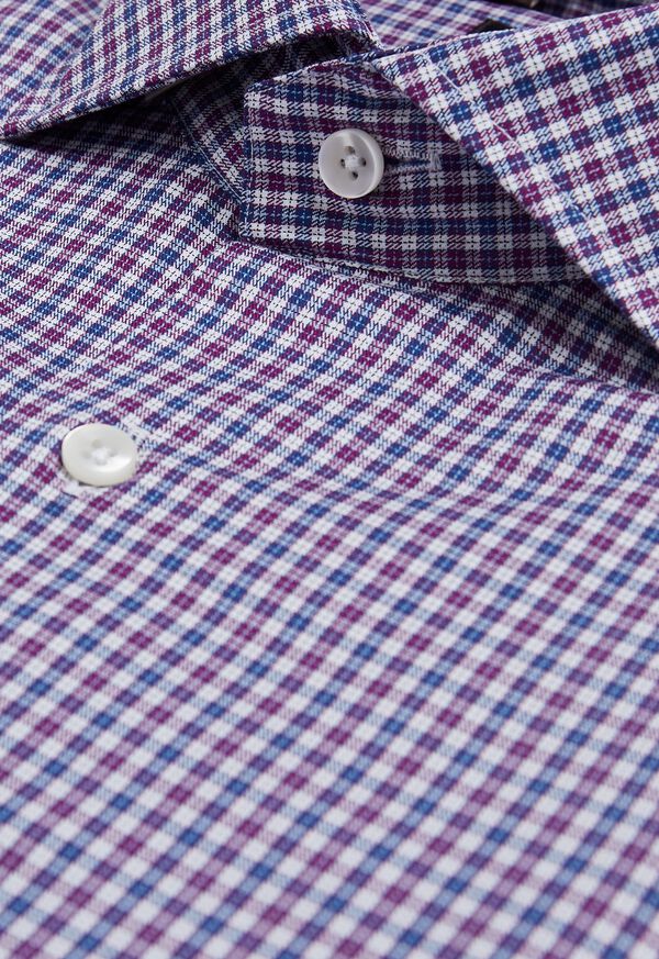 Paul Stuart Natural Stretch Small Check Sport Shirt, image 2