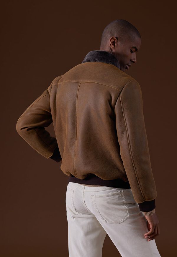 Paul Stuart Rugged Shearling Jacket, image 3