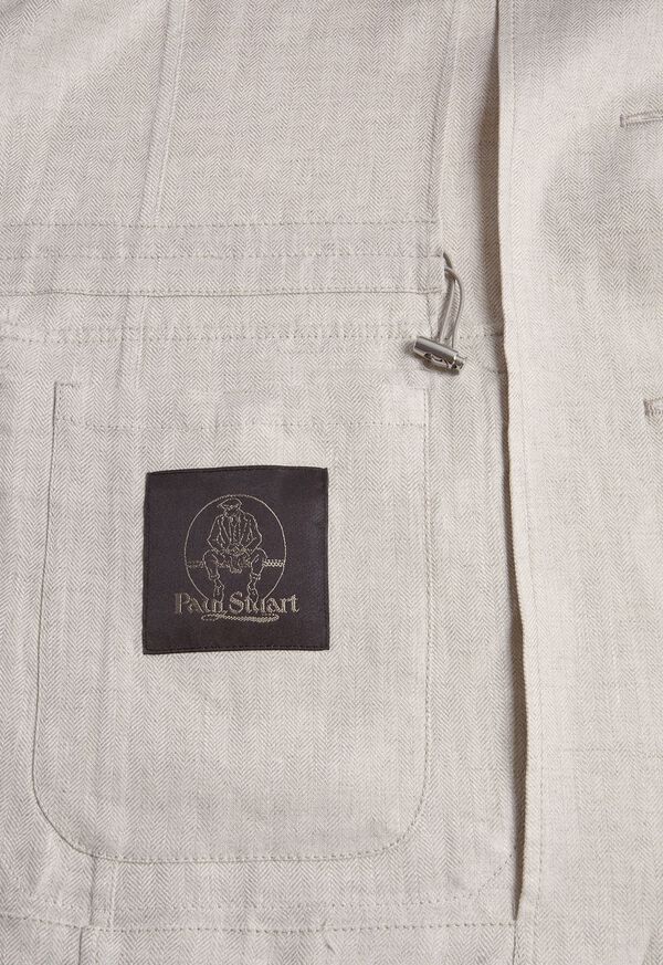 Paul Stuart Linen Shirtweight Field Jacket, image 3