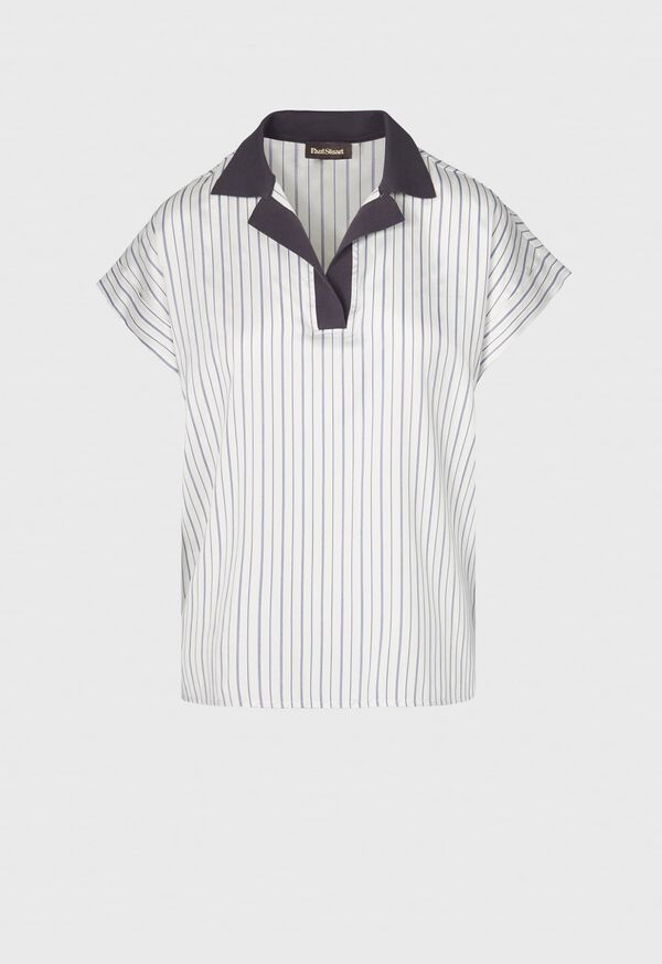 Paul Stuart Striped Blouse, image 1